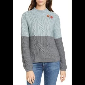 Ted Baker Slimbo CBN Chunky Cable Knit Sweater